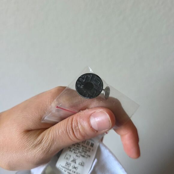 NWT Miss Sixty White And Black Tattoo Print Skinny Jeans With Zippers Size 25 - Picture 12 of 13